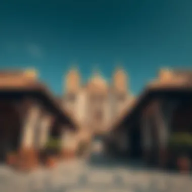 Cultural Heritage in Abu Dhabi Cultural heritage site in Abu Dhabi highlighting traditional architecture