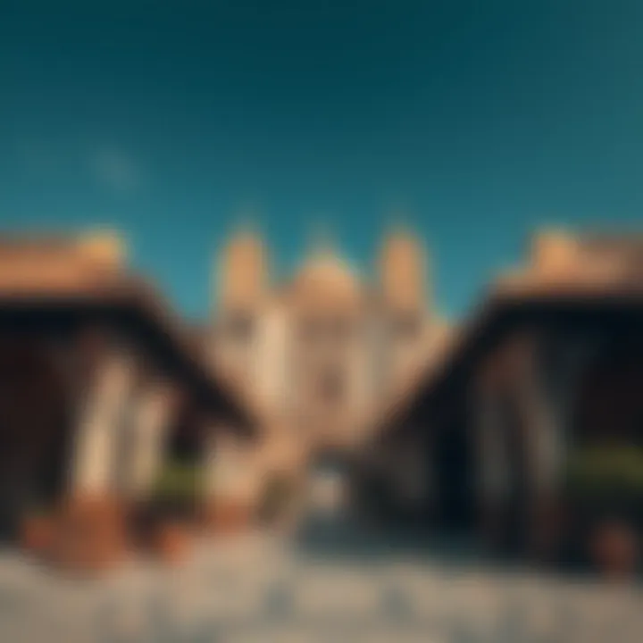 Cultural Heritage in Abu Dhabi Cultural heritage site in Abu Dhabi highlighting traditional architecture