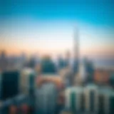 Aerial view of Dubai's skyline showcasing modern architecture