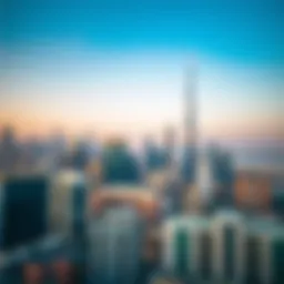 Aerial view of Dubai's skyline showcasing modern architecture