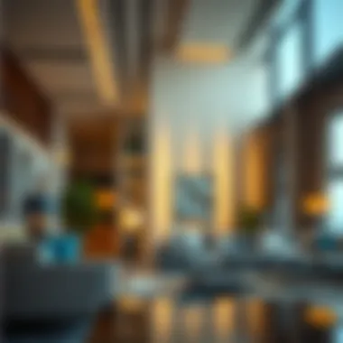 Close-up of luxury apartments in Address Fountain Views highlighting interior design and amenities.