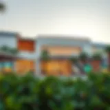 Modern Architecture of Al Ansari Oasis Mall Exterior view of Al Ansari Oasis Mall showcasing its modern architecture