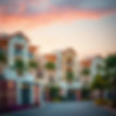 Community structure of Al Dana Compound illustrating vibrant lifestyle