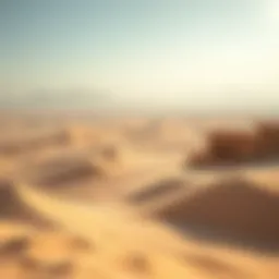 Stunning desert landscape of Al Dhafra