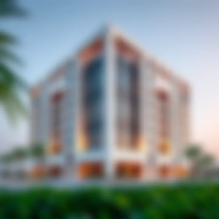 Exterior view of Al Hilal Building showcasing modern architecture