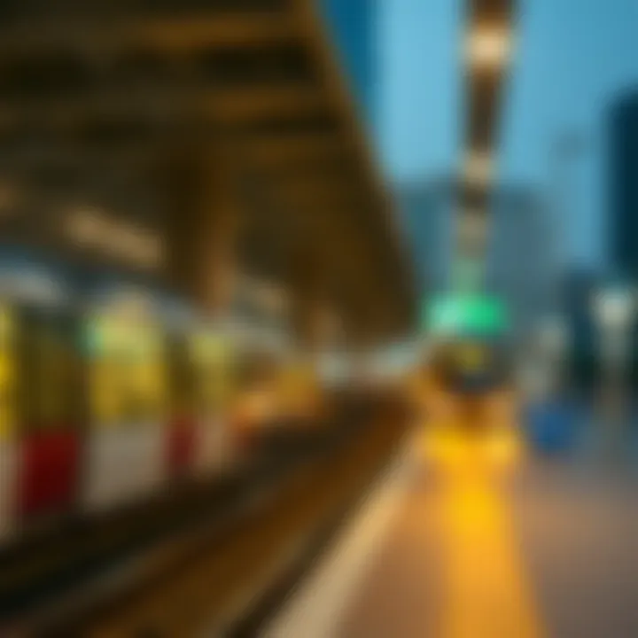 Transit Connections of Al Jaddaf Metro Station Al Jaddaf Metro Station's connection to key Dubai areas