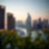 Dubai Marina Skyline with Al Maya Stunning view of Dubai Marina skyline showcasing Al Maya's architectural elegance