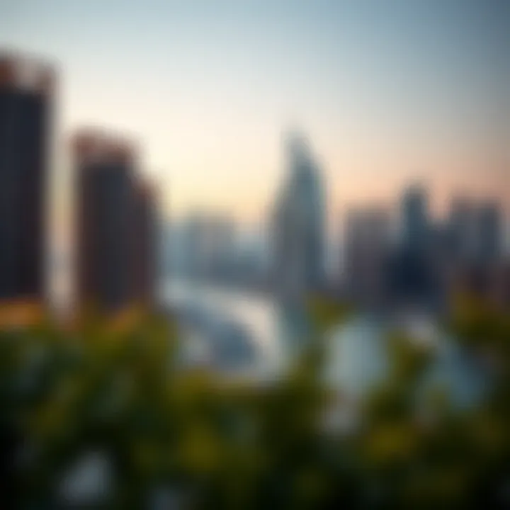 Dubai Marina Skyline with Al Maya Stunning view of Dubai Marina skyline showcasing Al Maya's architectural elegance