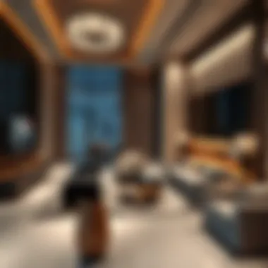 Luxurious Interior Design at Al Maya Luxurious interior of a residence in Al Maya, highlighting modern design