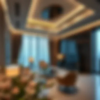 Luxurious interior design of a unit in Al Noor Building 2