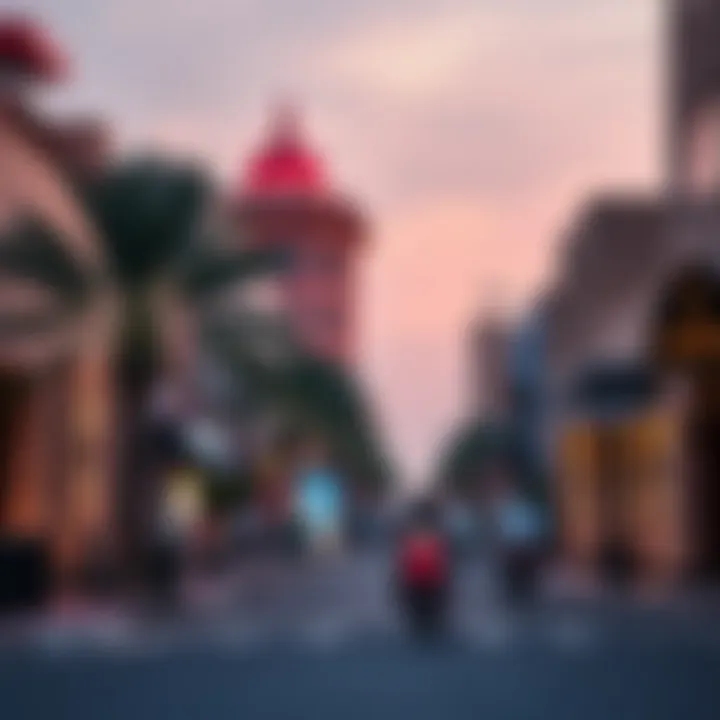 The Lively Community of Al Quoz Vibrant street scene capturing the essence of Al Quoz community