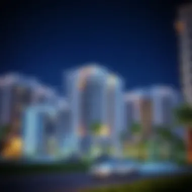 Residential Amenities Near Al Twar Centre Residential buildings and amenities around Al Twar Centre.