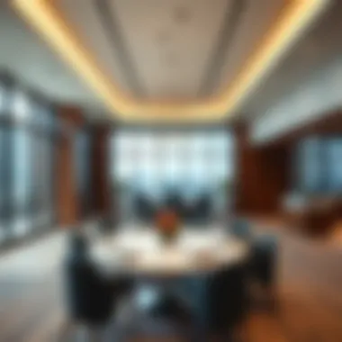 Interior design of Al Yousuf Building featuring contemporary office spaces