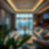 Luxurious living space within Badrah Residence