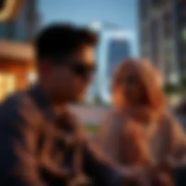 Expatriates enjoying a safe environment