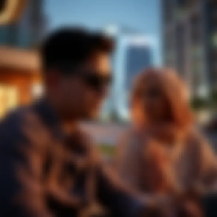 Expatriates enjoying a safe environment