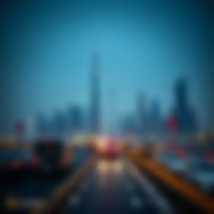 Dubai skyline showcasing security measures