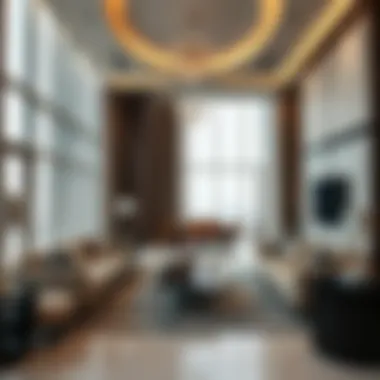 Interior design showcasing luxury and sophistication within Binghatti Mercedes Tower