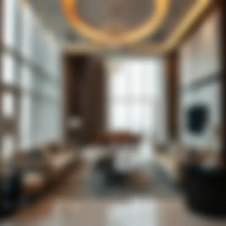 Interior design showcasing luxury and sophistication within Binghatti Mercedes Tower