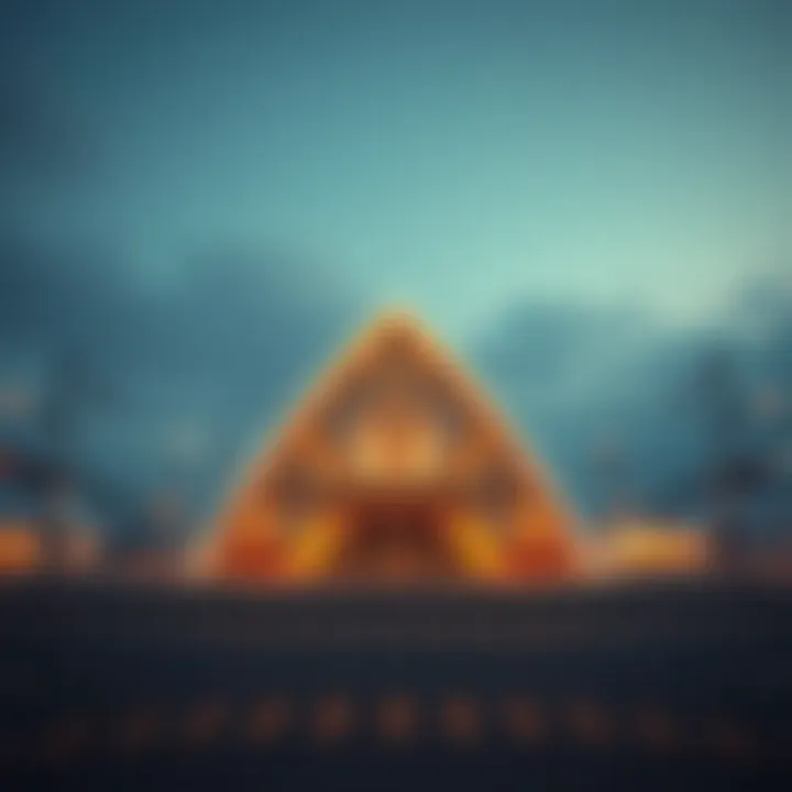 Aerial view of Burjuman Metro Station highlighting its architectural design