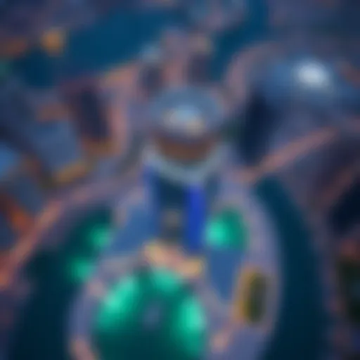 Aerial view of Business Bay Escape Tower showcasing its modern architecture