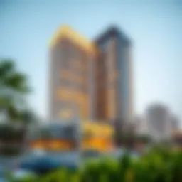 Stunning exterior view of Chic Tower showcasing modern architecture