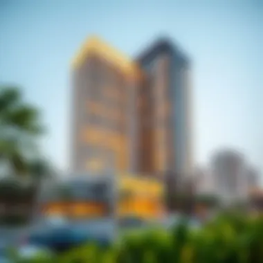 Modern Architecture of Chic Tower Stunning exterior view of Chic Tower showcasing modern architecture