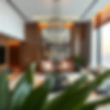 Luxurious Interiors of Chic Tower Luxurious interior design of a residence in Chic Tower