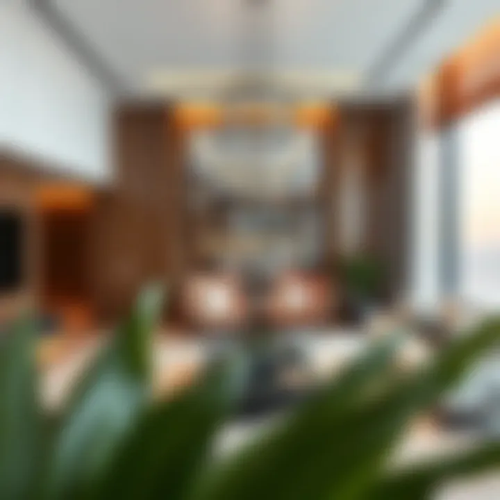 Luxurious Interiors of Chic Tower Luxurious interior design of a residence in Chic Tower