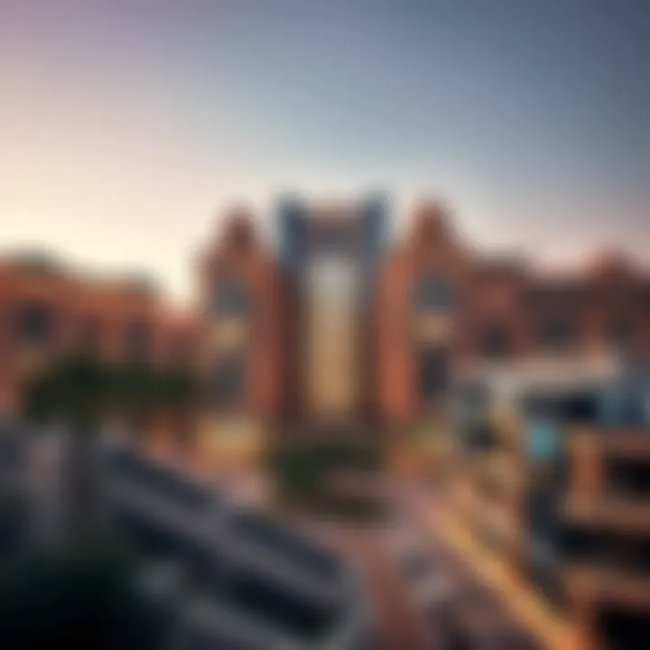 Architectural Marvel of City Centre Mirdif A stunning view of the architectural design of City Centre Mirdif.