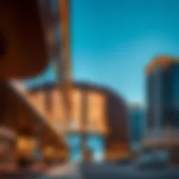 Stunning architectural design of a hotel in City Walk Dubai