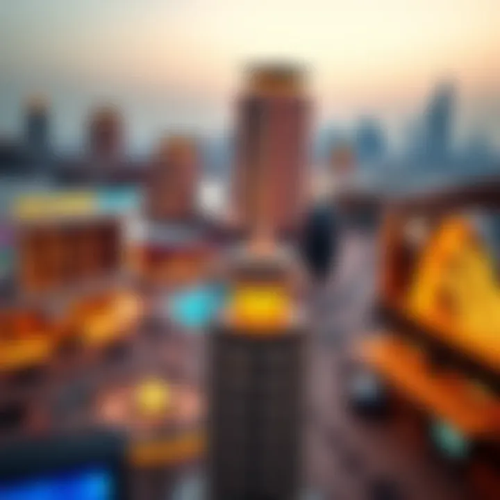 Panoramic View of City Walk Dubai Panoramic view showcasing the City Walk Dubai area