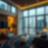 Luxury apartment in Dubai skyline