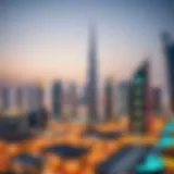 Stunning skyline view of Dubai showcasing modern architecture