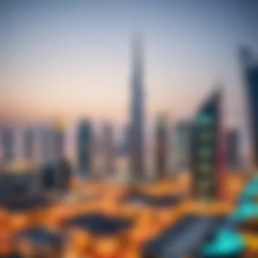 Stunning skyline view of Dubai showcasing modern architecture