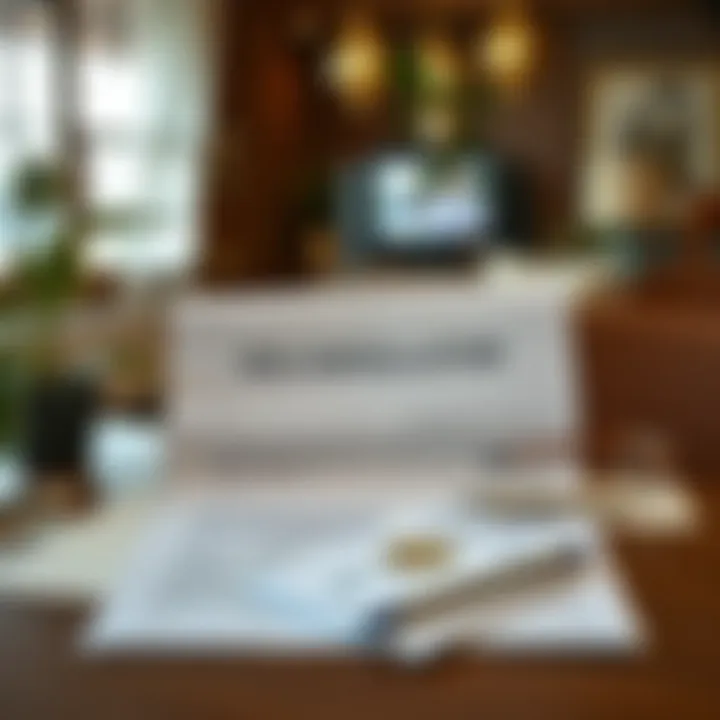 Essential Documents for Visa Cancellation Documents required for visa cancellation arranged neatly