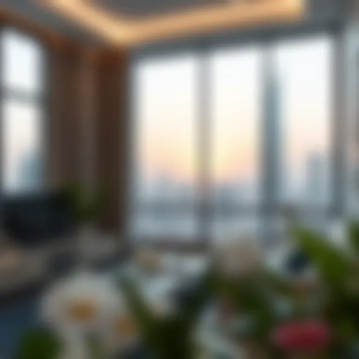 Market trends graph for Dubai real estate