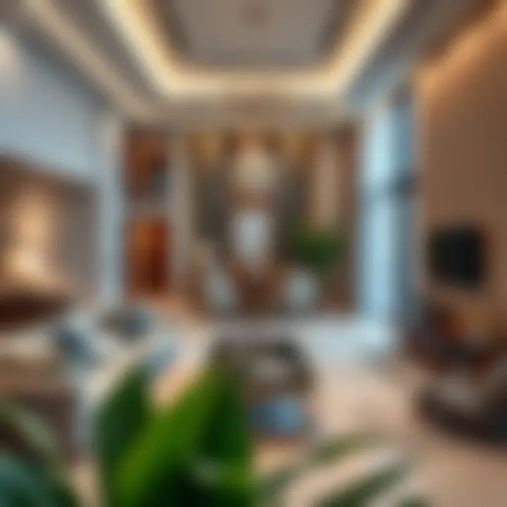 Luxury Living: The Essence of Dubai Homes An elegant living space reflecting luxury and comfort