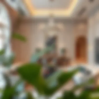 Luxurious interior of فندق حتا blending modern and traditional styles