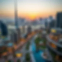 Dubai skyline showcasing luxury real estate
