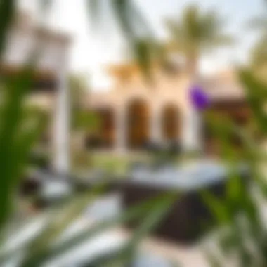 Serene Outdoor Living at Damac Fendi Villas Beautifully landscaped gardens and outdoor spaces of Damac Fendi Villas