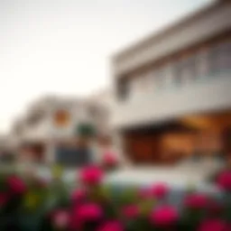 Luxurious exterior view of Damac Fendi Villas showcasing modern architecture