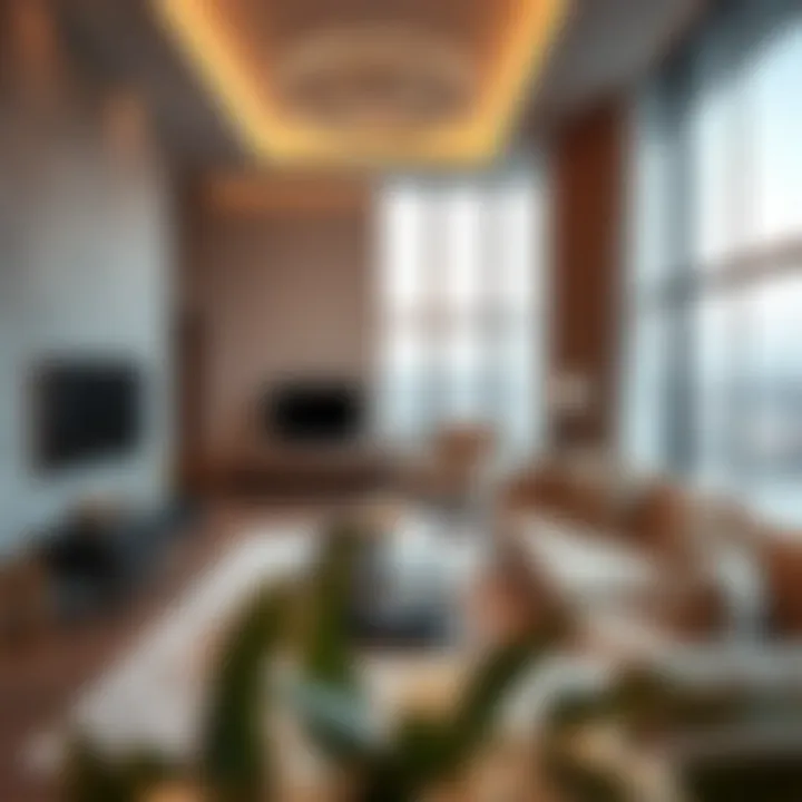 Luxurious Living Space in Danube Bayz Interior of a luxury apartment in Danube Bayz