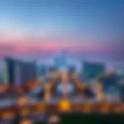 Panoramic view of Darussalam Dubai showcasing its skyline