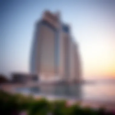 The unique silhouette of the Jumeirah Beach Hotel