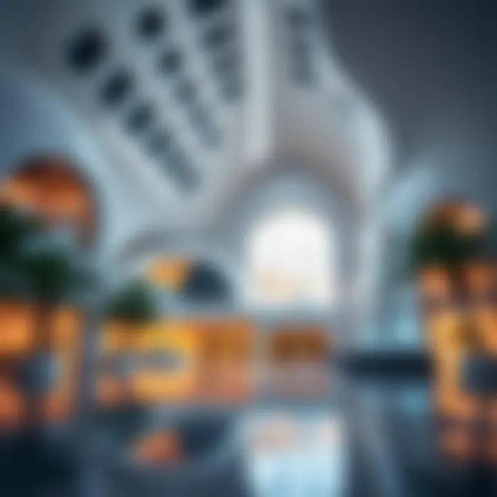 The futuristic design of the Museum of the Future