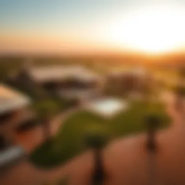 Stunning landscape view of Desert Palm Equestrian Centre