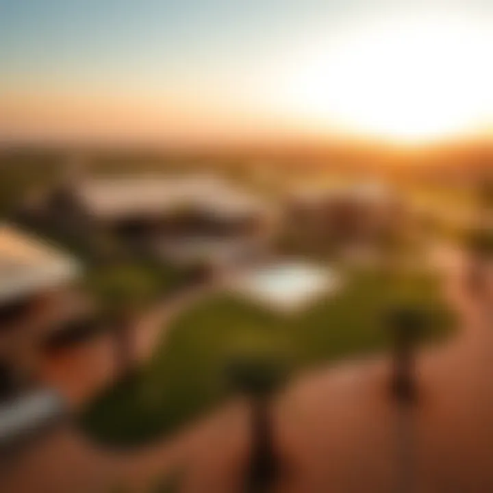 Stunning landscape view of Desert Palm Equestrian Centre