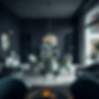 Modern Dining Aesthetics Elegant dining set showcasing modern aesthetics