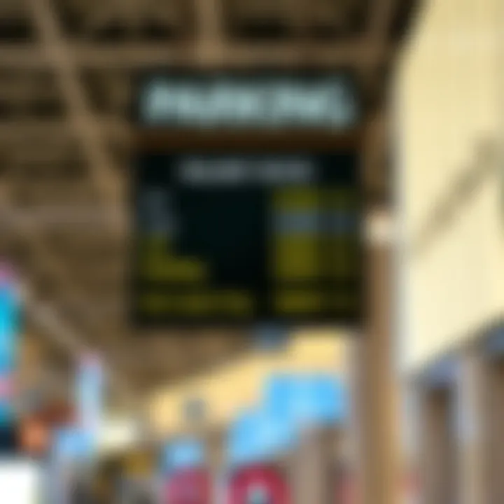 Clear Display of Parking Pricing Structures Signage displaying parking fees at Dubai Mall